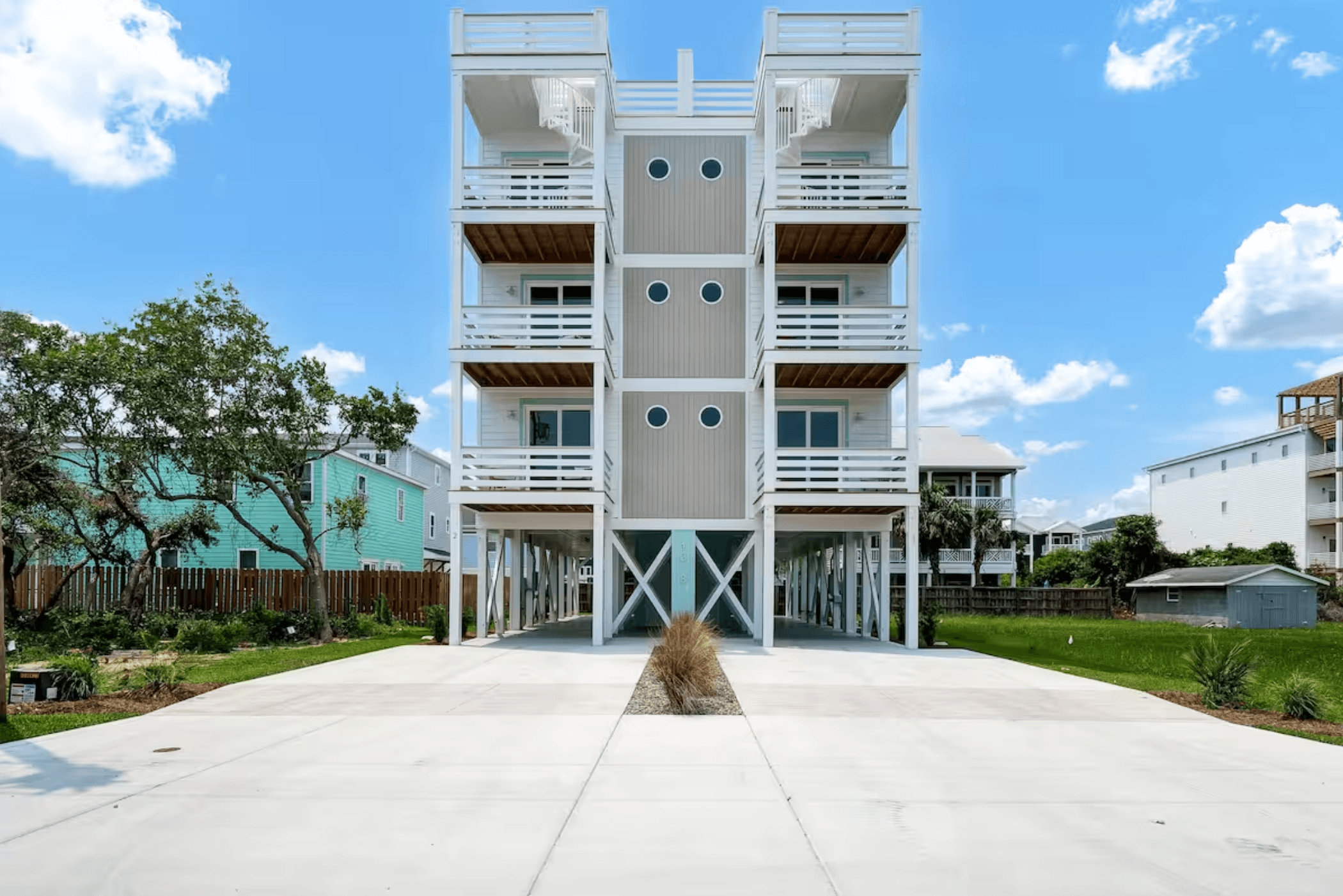 Daytime exterior real estate photo before day-to-dusk editing