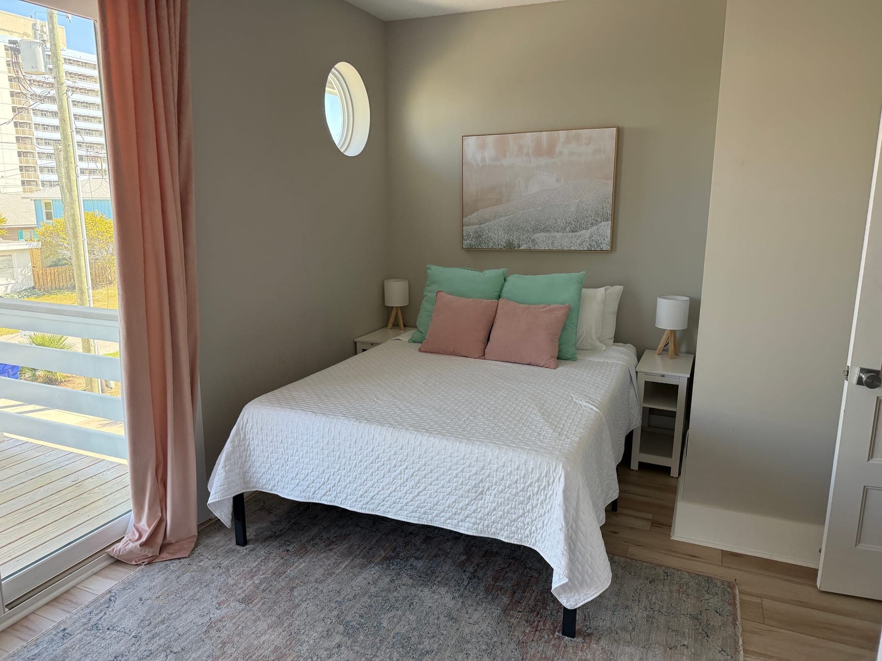 Original bedroom photo before AI real estate photo enhancement
