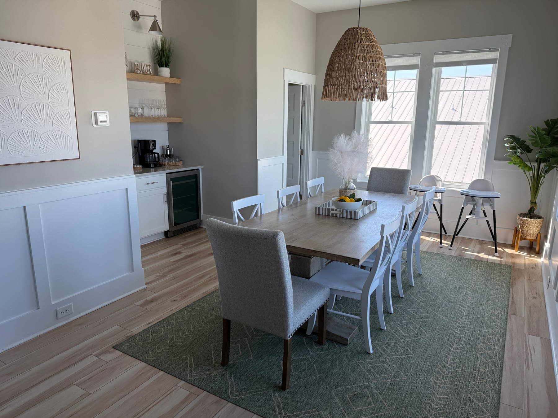 Dining Area Reset before